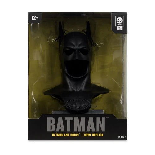 PREVENTA McFarlane Toys Dc Direct Prop Replica Batman and Robin: Batman Cowl (1997) Cowl 1:3 Scale
