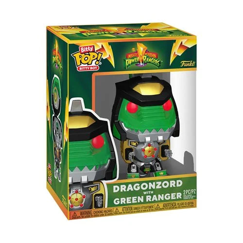 PREVENTA Funko Pop Bitty Bot Mighty Morphin Power Rangers: Dragonzord with Green Ranger