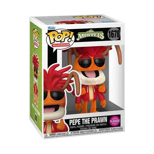 PREVENTA Funko Pop The Muppets: Pepe The Prawn Flocked - Specialty Series (1678)