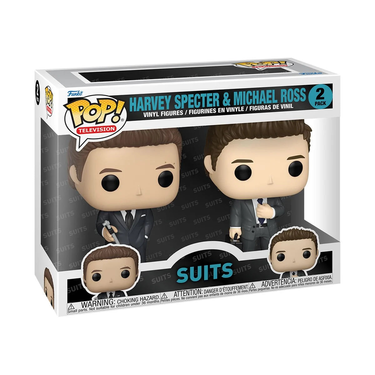 Funko Pop Suits: Harvey Specter and Michael Ross 2-Pack