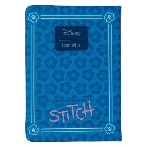 Loungefly Lilo and Stitch Holiday Refillable Stationery Journal