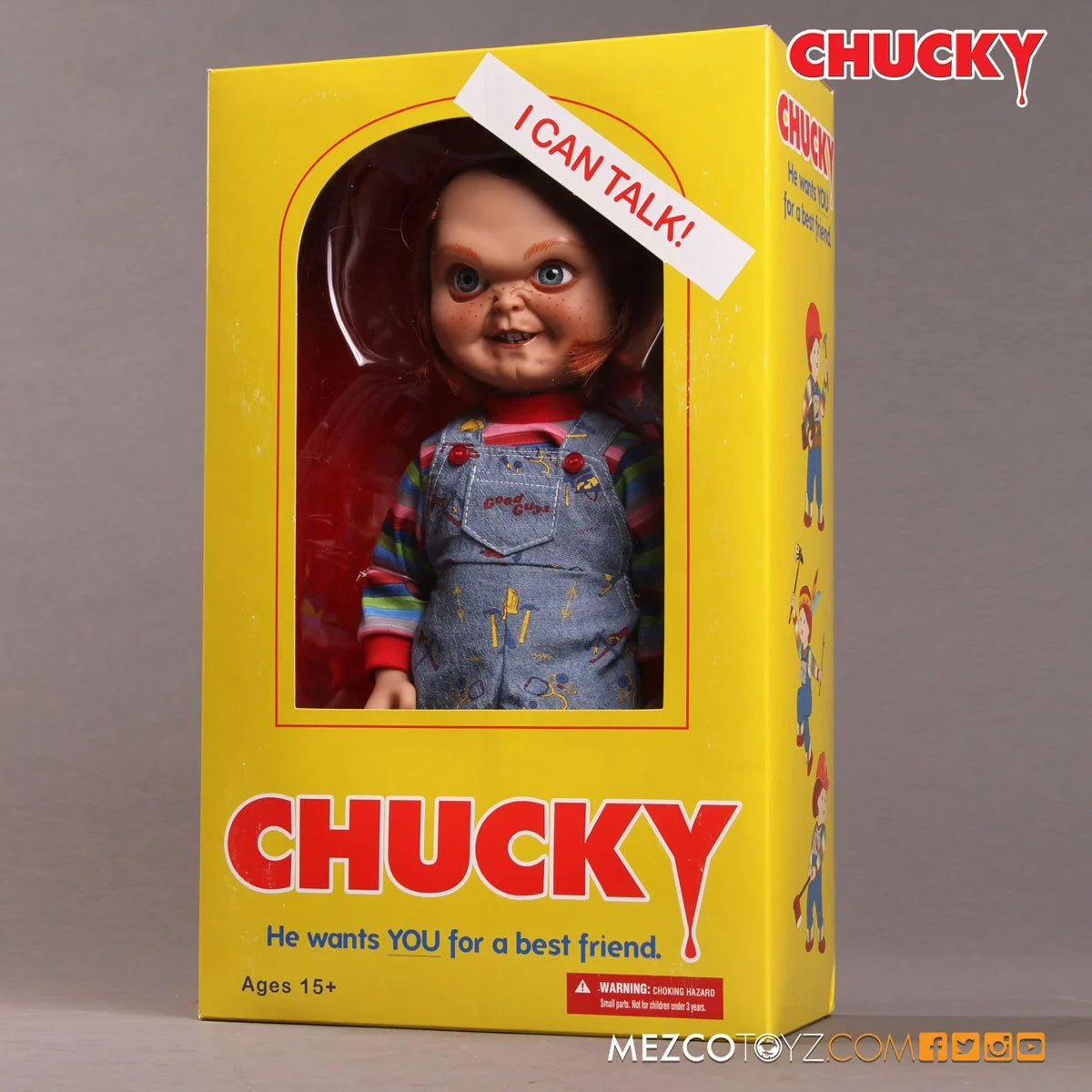 Mezco Toyz Child's Play: Sneering Chucky Talking Doll