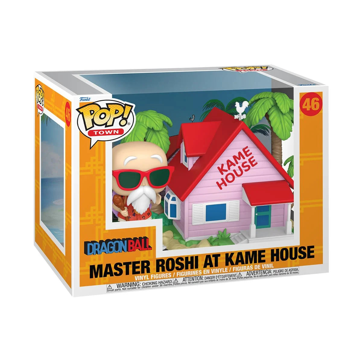 Funko Pop Town Dragon Ball: Master Roshi with Kame House (46)