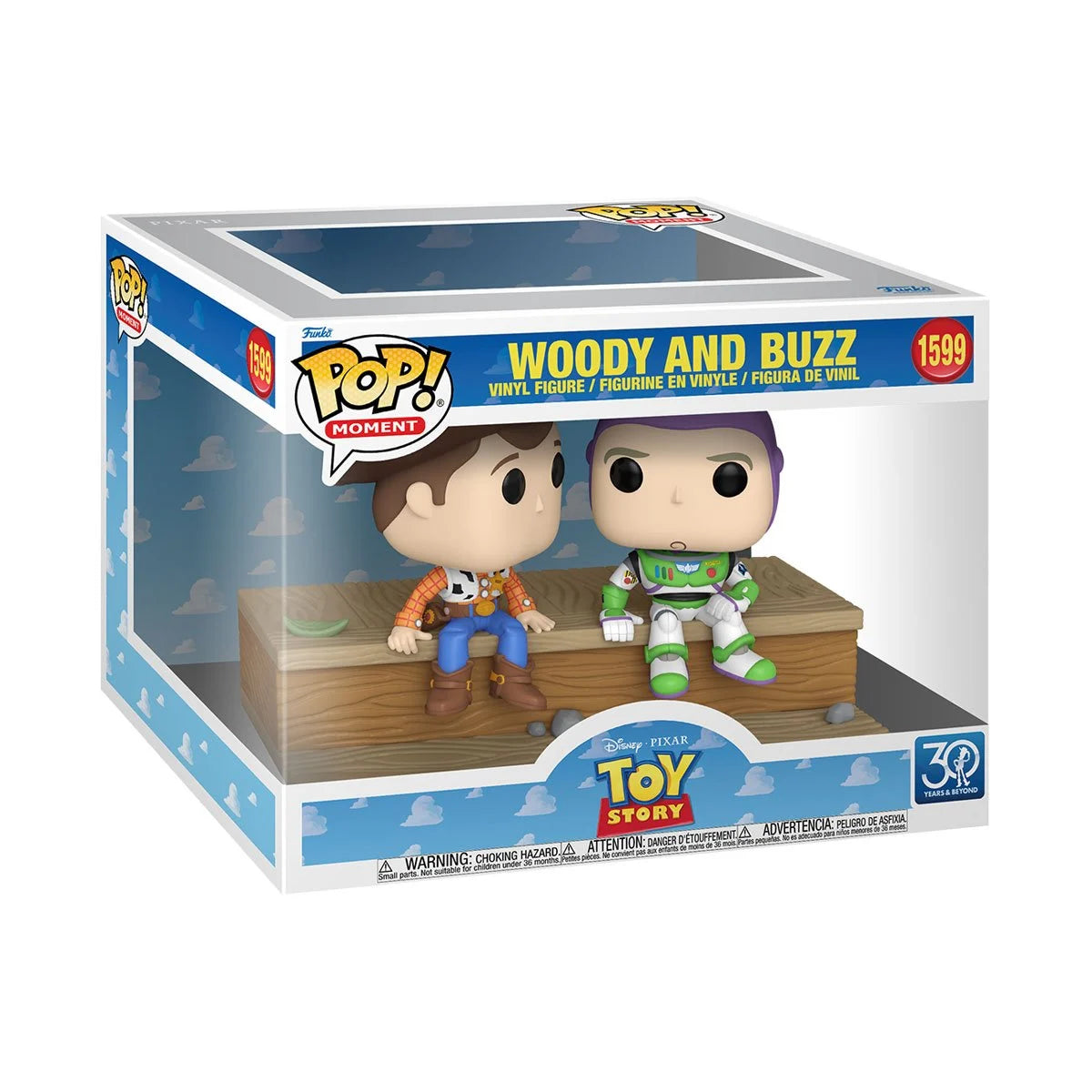 Funko Pop Moment Toy Story 30th Anniversary: Woody and Buzz (1599)