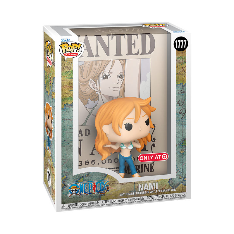 Funko Pop Cover One Piece: Nami Wanted Poster - Target Con Exclusive (1777)