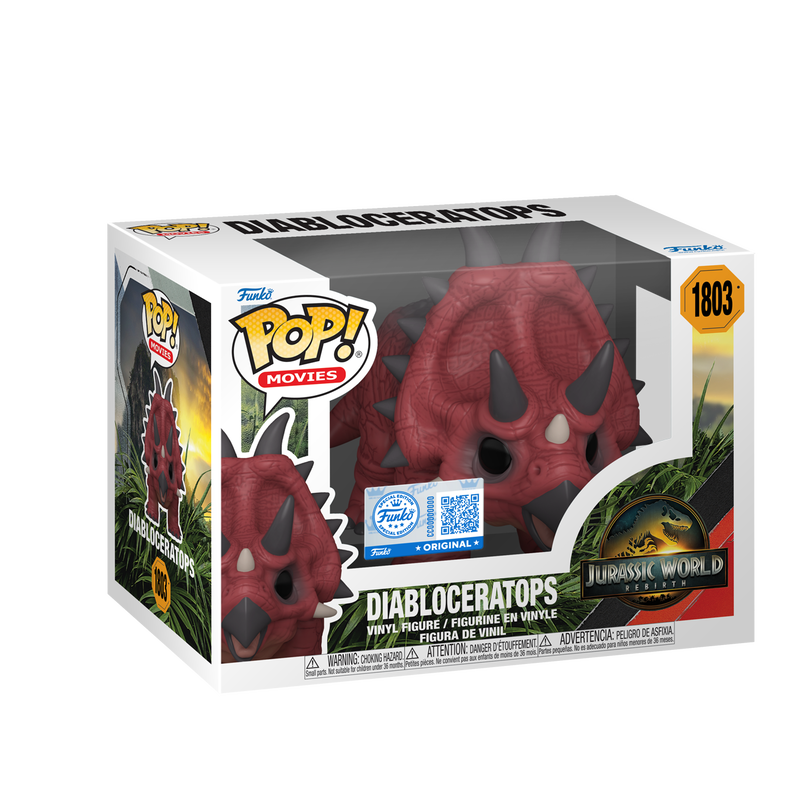 Funko Pop Jurassic World Rebirth: Diabloceratops - Exclusive (1803)