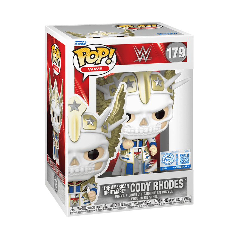 Funko Pop WWE: "The American Nightmare" Cody Rhodes Metallic - Exclusive (179)