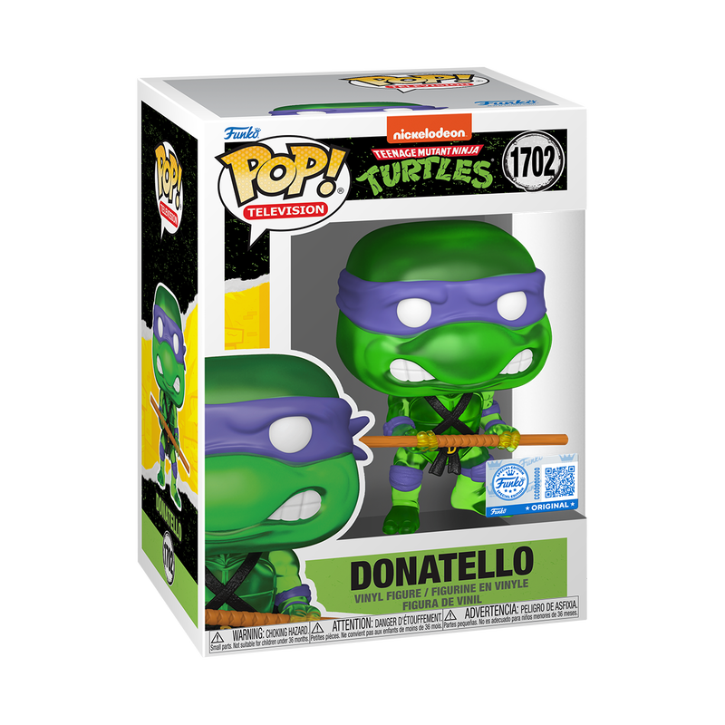 Funko Pop TMNT Teenage Mutant Ninja Turtles: Donatello Traslucent - Funkoshop Exclusive (1702)