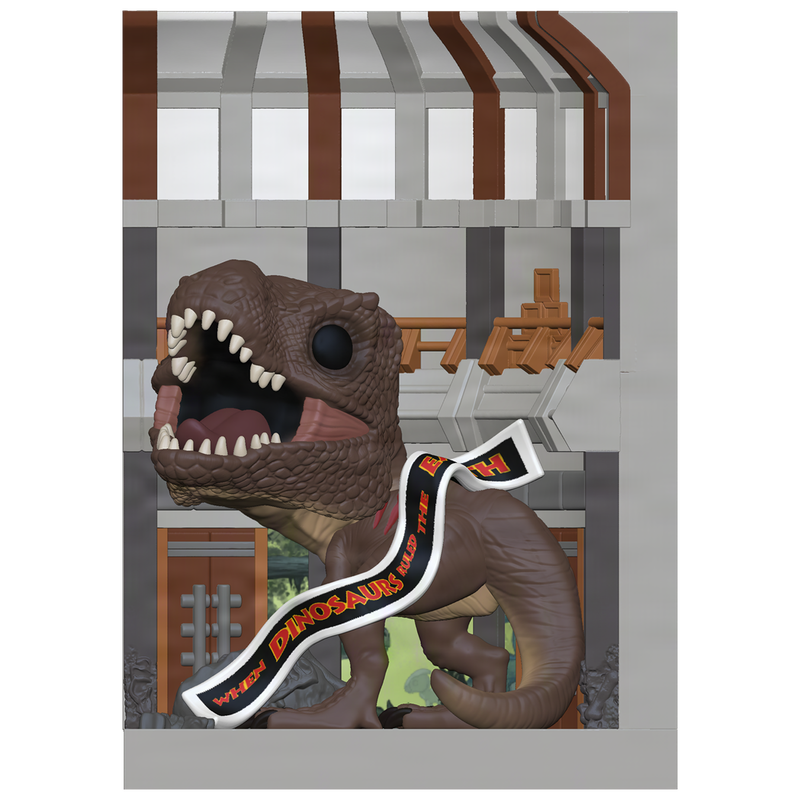 PREVENTA Funko Pop Nooks Jurassic Park: T. Rex in Visitor Center