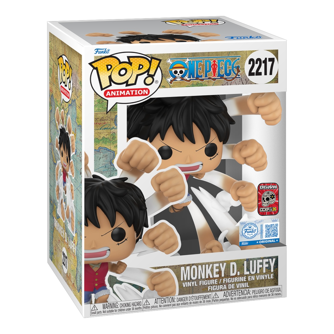 Funko Pop Premium One Piece: Monkey D. Luffy Gum Gum Gatling - CCXP MX 2026 Exclusive (2217)