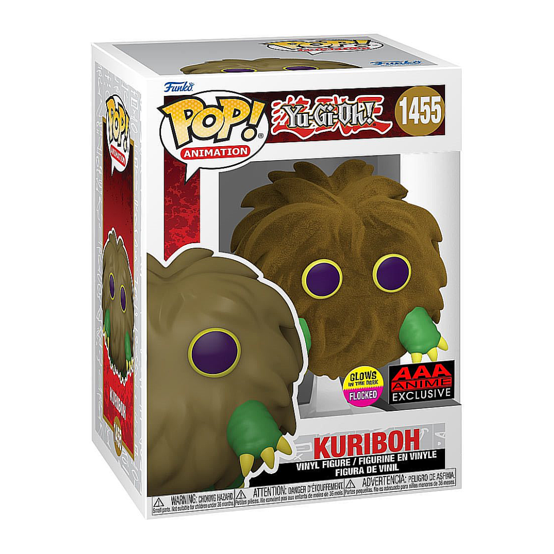 Funko Pop Yu-Gi-Oh!: Kuriboh Glows In The Dark Flocked -AAA Exclusive (1455)
