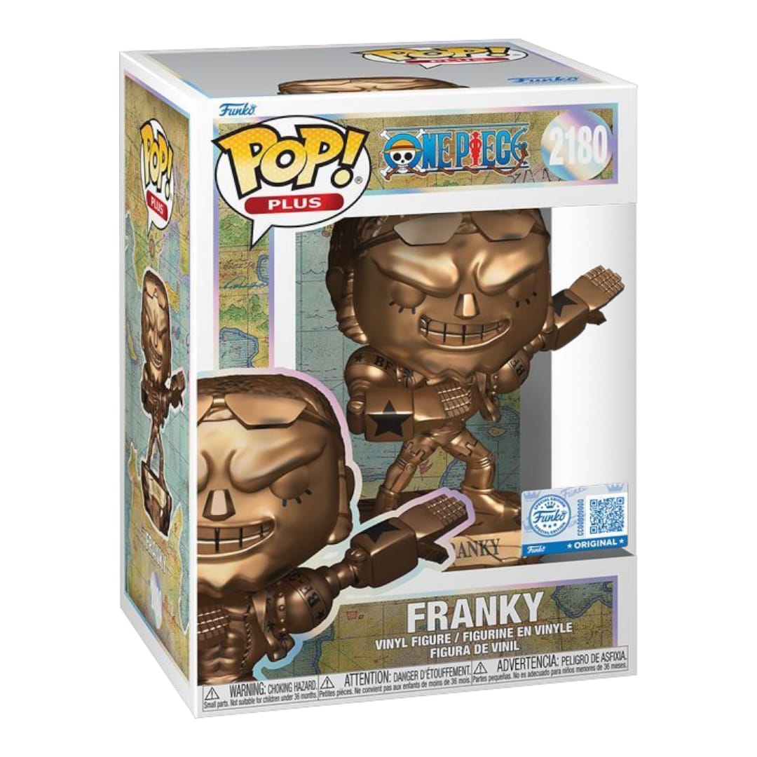 PREVENTA Funko Pop Plus One Piece: Franky Statue Bronze - 25th Aniversary Exclusive (2180)
