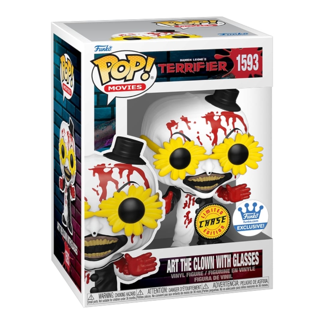 PREVENTA Funko Pop Terrifier: Art The Clown with Glasses - Funkoshop Exclusive (1593)