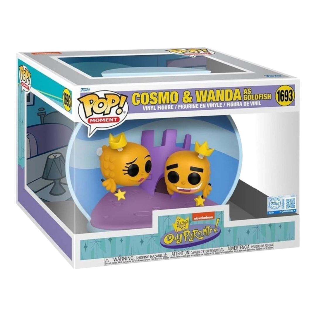 Funko Pop Moment Fairly Odd Parents: Cosmo y Wanda Goldfish - Exclusive (1693)
