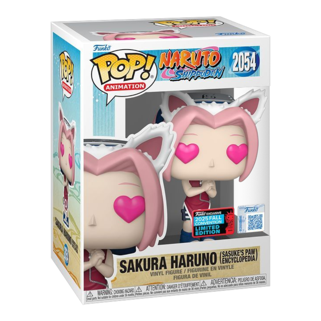 Funko Pop Naruto Shippuden: Sakura Haruno Sasuke's Paw Encyclopedia - NYCC 2025 Exclusive (2054)