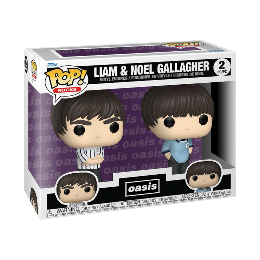 PREVENTA Funko Pop 2-Pack Oasis: Liam & Noel Gallagher