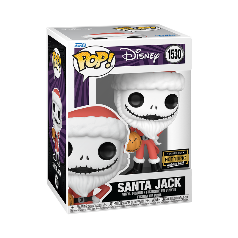 Funko Pop Disney: Santa Jack - Hot Topic Exclusive (1530)