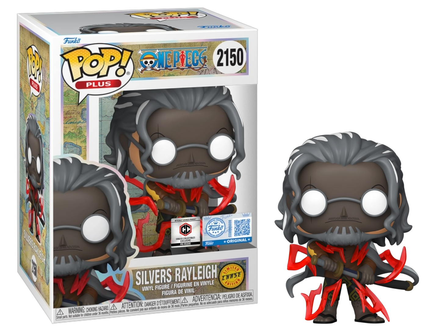 Funko Pop One Piece: Bundle Silvers Rayleight w/Chase - Chalice Exclusive PR (2150)