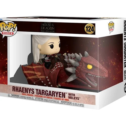 Funko Pop Rides House of the Dragon: Rhaenys Targaryen with Meleys (124)