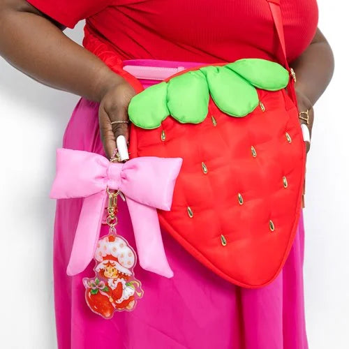 Whatever! Strawberry Shortcake Quilted Strawberry Crossbody Bag