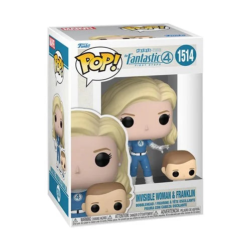 Funko Pop The Fantastic 4 First Steps: Invisible Woman & Franklin (1514)