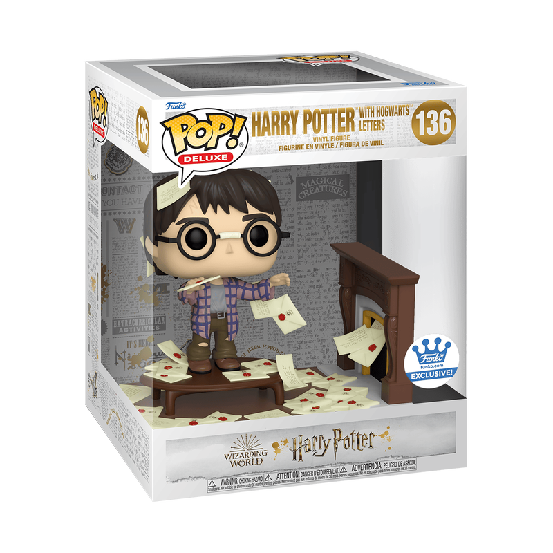 Funko Pop Deluxe Harry Potter: Harry Potter with Hogwart Letters - Funkoshop Exclusive (136)