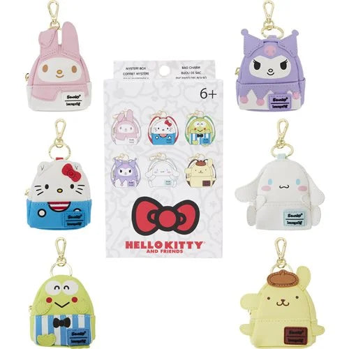 Loungefly Hello Kitty 50th Anniversary Classic Mystery Box Mini-Backpack Key Chain