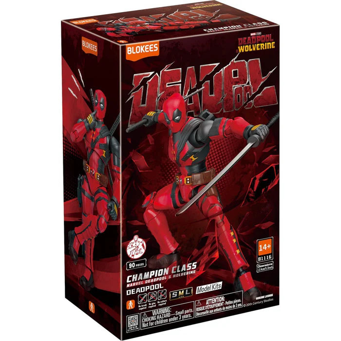 PREVENTA Blokees Champion Class Marvel Wolverine & Deadpool: Deadpool (81116)