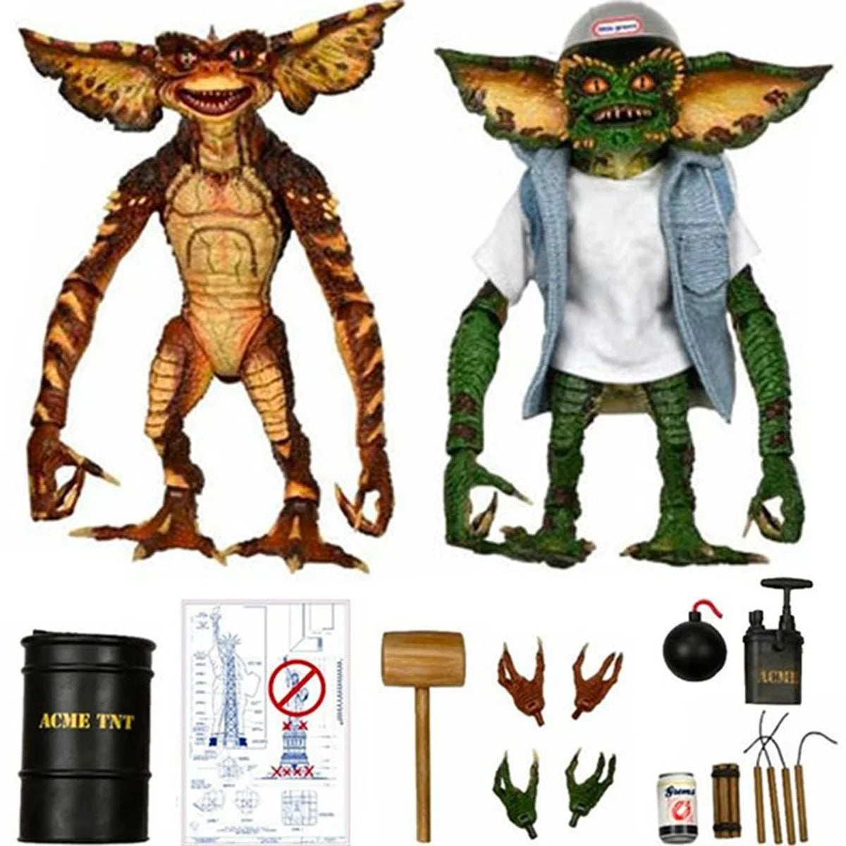 NECA Gremlins 2: Demolition Gremlin 7-Inch Scale Action Figure 2-Pack