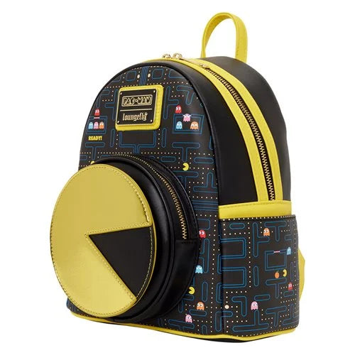 Loungefly: Loungefly Mini Mochila Pac-Man Brilla en la Oscuridad