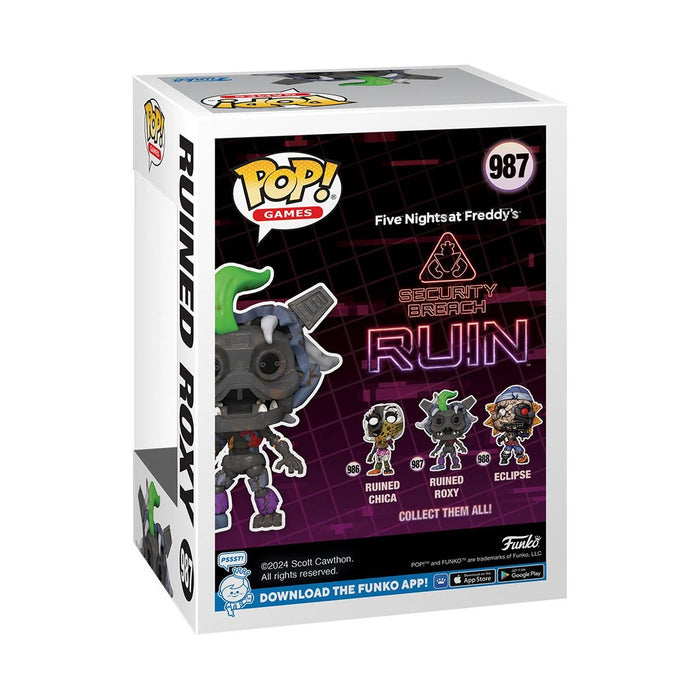 Funko Pop Five Nights at Freddy's Security Breach Ruin: Ruined Roxy (987)