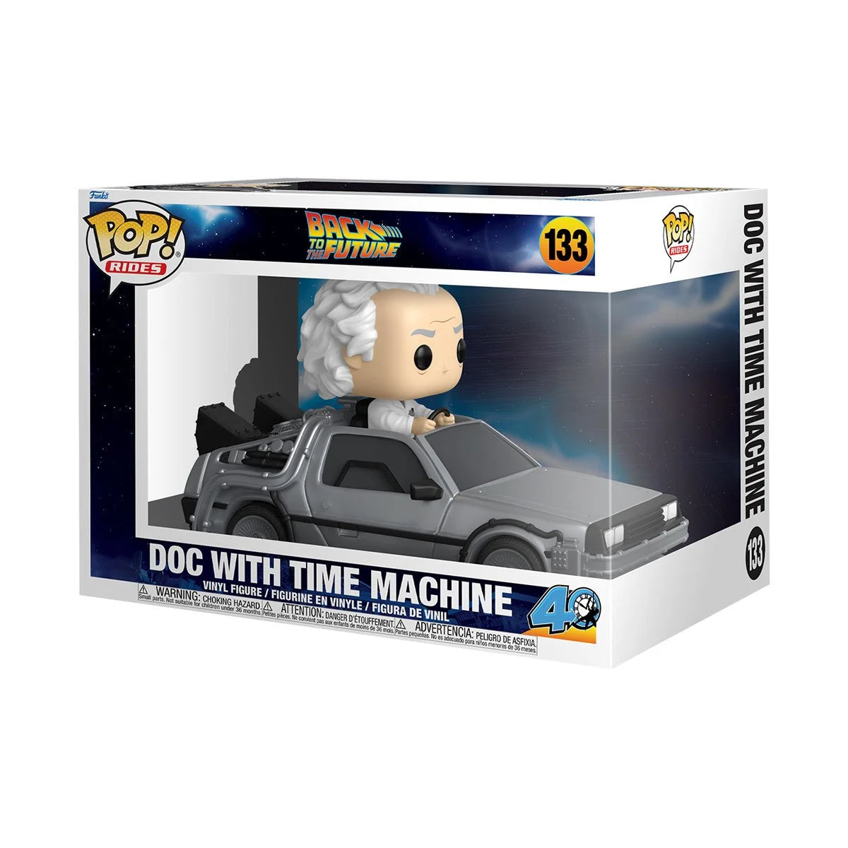 Funko Pop Rides Deluxe Back To The Future: Doc with Time Machine (133)