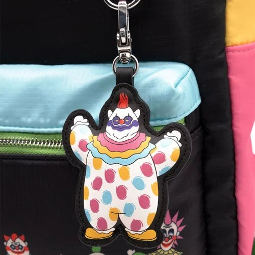 Whatever! Killer Klowns From Outer Space Reversible and Convertible Square Backpack with Fatso Charm