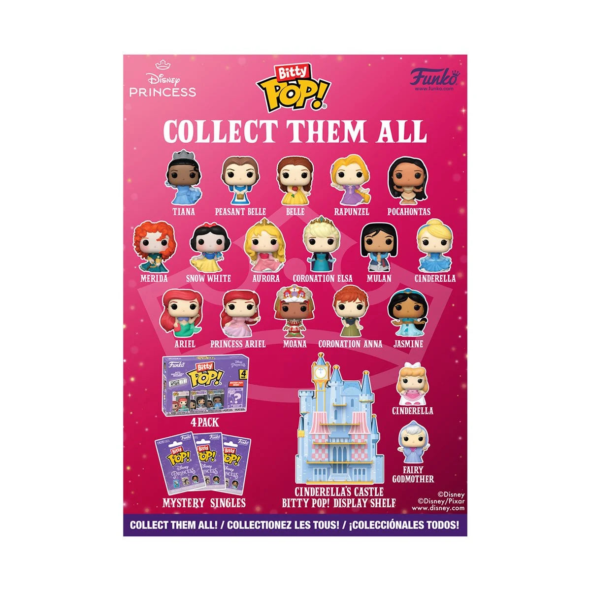 Funko Pop Bitty Pop Disney Princesses Countdown Calendar