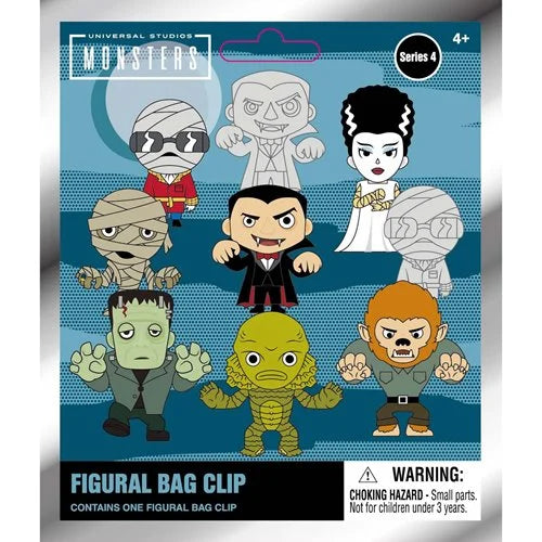 Monogram Foam Bag Clip: Universal Monsters Series 4 - Individual Sorpresa