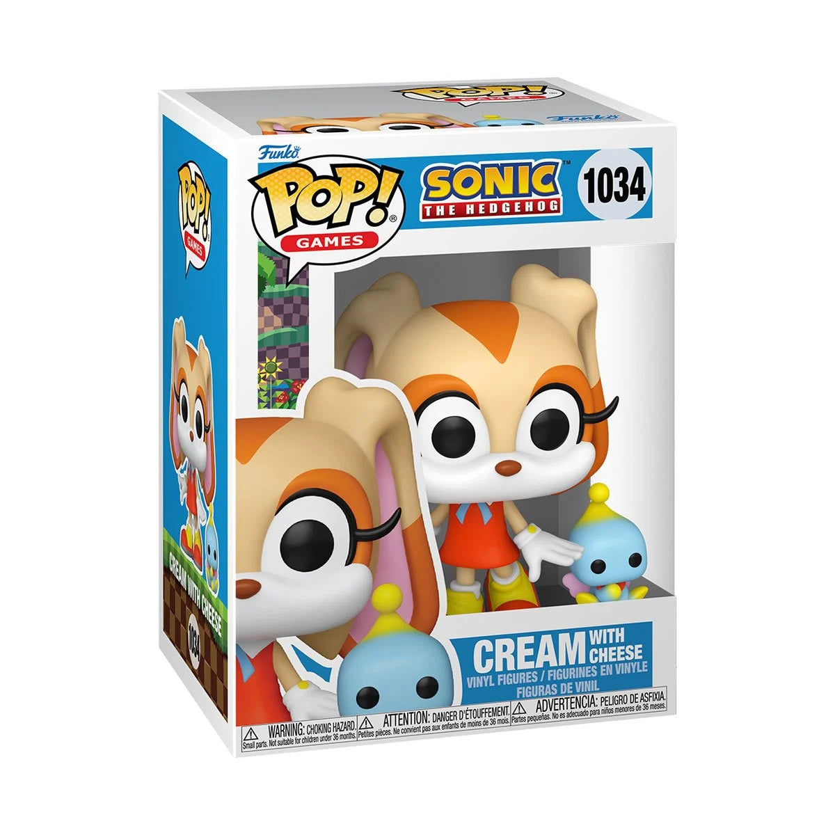 PREVENTA Funko Pop Sonic The Hedgehog: Cream with Cheese (1034)