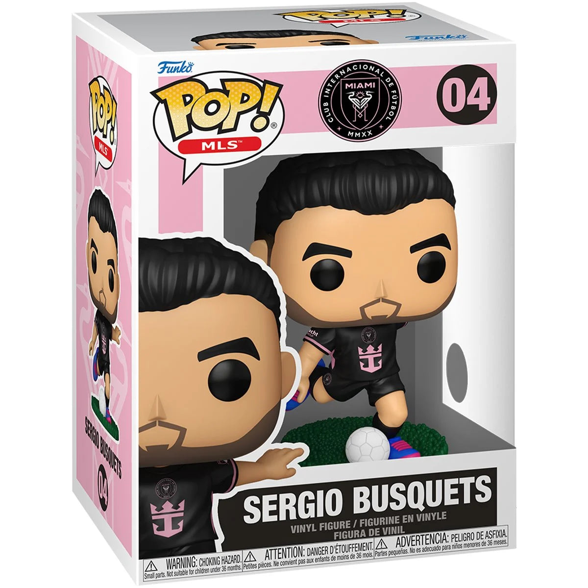 Funko Pop MLS Inter Miami: Sergio Busquets Away (04)