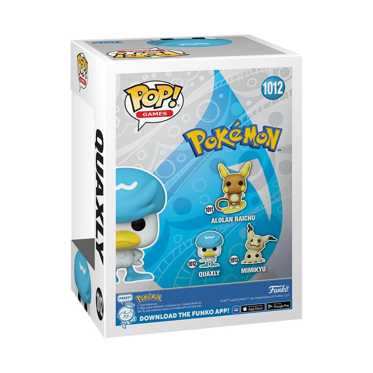 Funko Pop Pokemon: Quaxly (1012)