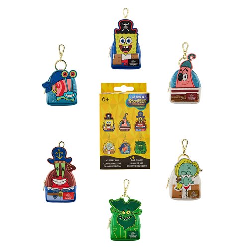 Loungefly Loungefly Spongebob Squarepants Mini-Backpack Mystery Bag Charm