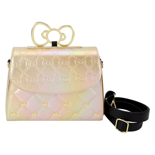 Loungefly Hello Kitty 50th Anniversary Gold Crossbody Bag