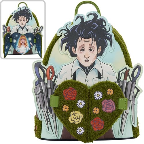 Loungefly Edward Scissorhands Sherpa Mini-Backpack