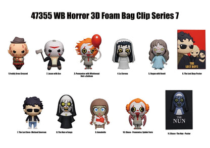 Monogram Foam Bag Clip: WB Horror Series 7