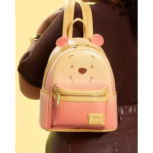 Loungefly Winnie The Pooh Sequin Glitter Mini-Backpack