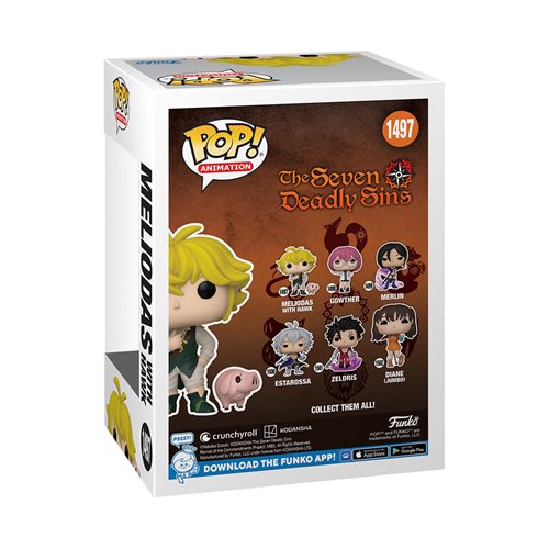 Funko Pop Seven Deadly Sins: Meliodas and Hawk (1497)