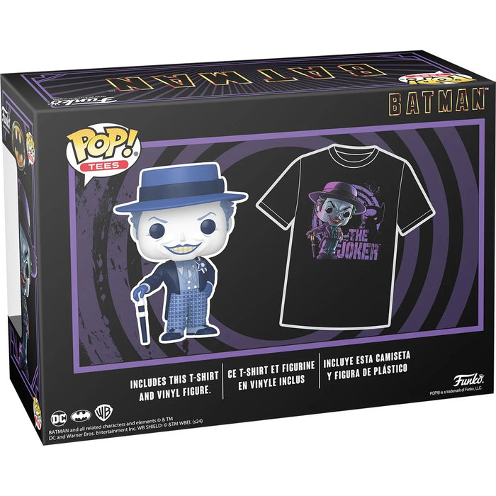 Funko Pop Tees Batman 1989: The Joker (337) + T-Shirt