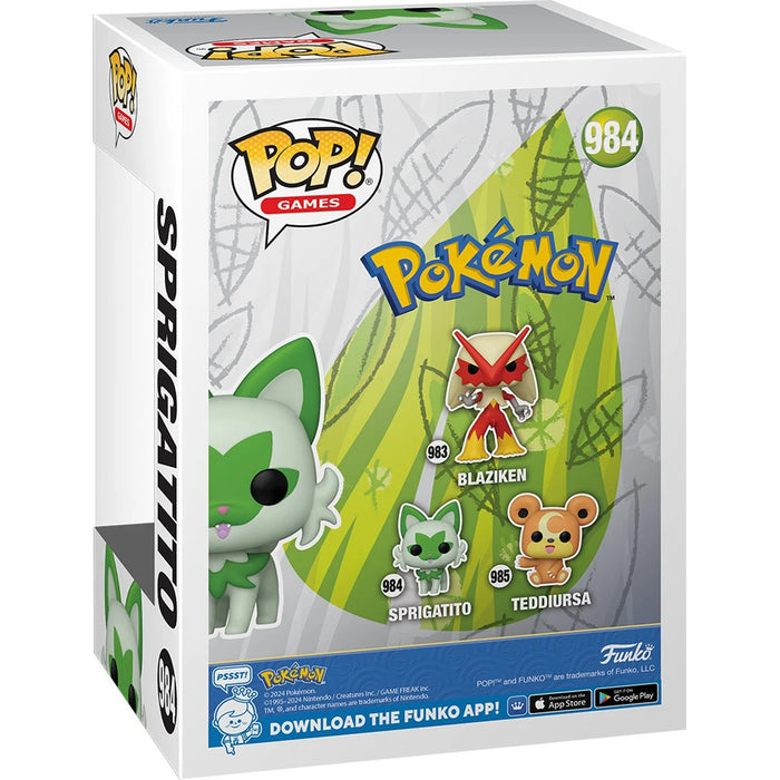 Funko Pop Pokemon: Sprigatito (984)