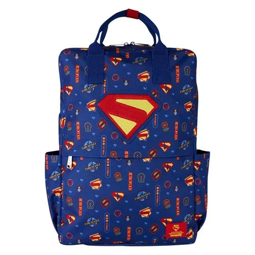 Loungefly Superman 2025 Nylon Full-Size Backpack