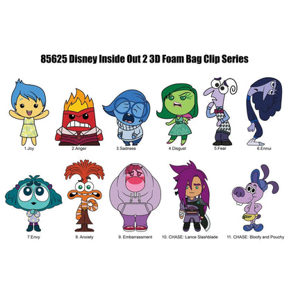 Monogram Foam Bag Clip: Inside Out Series 2