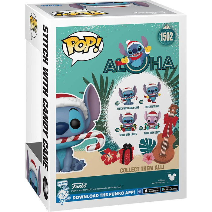 Funko Pop Lilo & Stitch Holiday: Stitch with Candy Cane (1502)