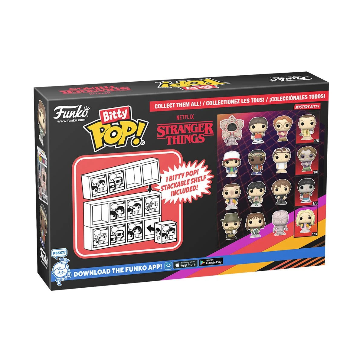 PREVENTA Funko Bitty Pop Stranger Things Season 1: Hopper 4-Pack